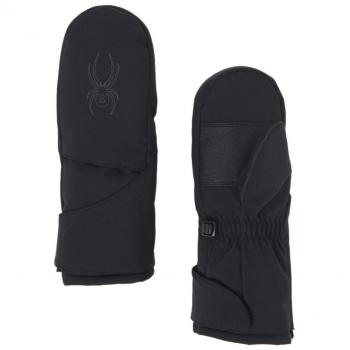 Spyder Mini Cubby Manoplas de Esquí, Niños, Negro, S