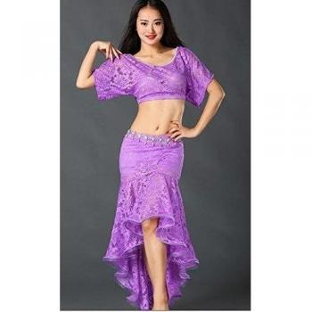 Sra ropa de danza del vientre y trajes , purple