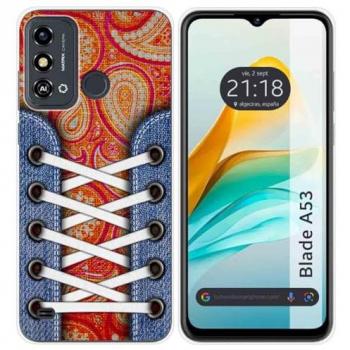 Funda de Silicona para Zte Blade A53 con Diseño de Zapatillas 10 Dibujos