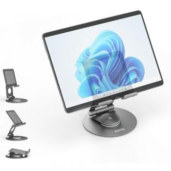 360° Adjustable Swivel Tablet and Phone Stand Holder for Devices up to 12.9