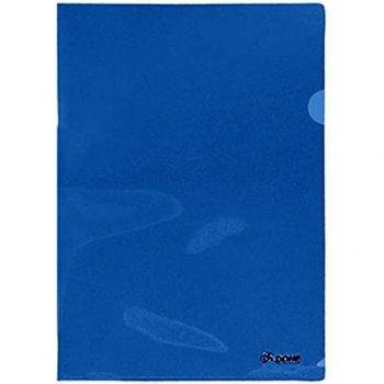Dohe 90419 - Dossier uñero, polipropileno, A4, color azul