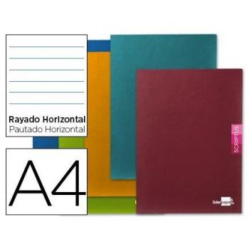Liderpapel Libreta Scriptus A4 48 Hojas 90G/M2 Horizontal Con Margen