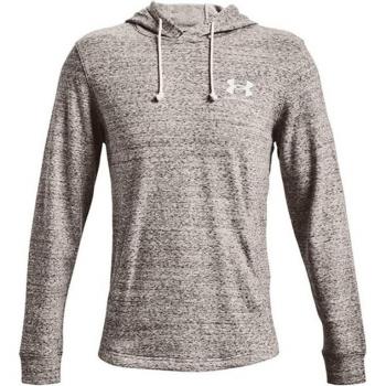 Under Armour Men's Rival Terry Hoodie - Gray/White, Size S