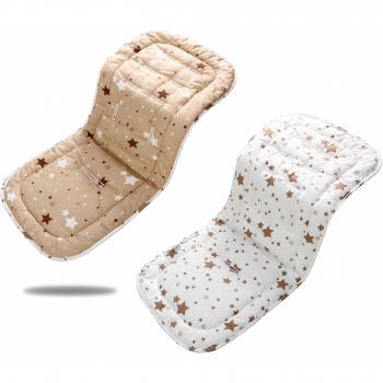 Miracle Baby Cojín Carro Bebe,Colchoneta Silla Paseo Universal Transpirable,Cojín Silla de Paseo para el Cochecito y Asiento de Carro, 100% Algodón, 32x80cm