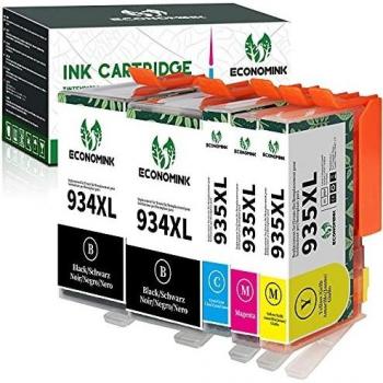Economink 934XL 935XL Compatible para HP 934 935 XL Cartuchos de Tinta, para OfficeJet 6820 Pro 6230 6830 Impresoras, Pack de 5