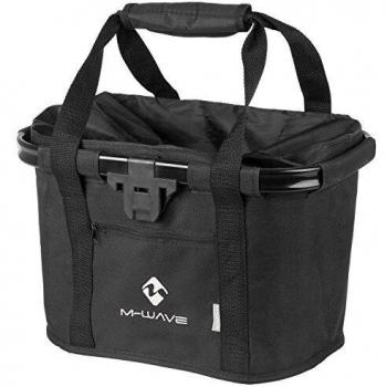 M-Wave 122384 Cesta Delantera Potencia, Unisex, Negro, Talla Única