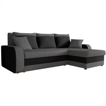 Sofá rinconero Comfivo 135 con función de descanso y caja de ropa de cama, 238x147x80cm