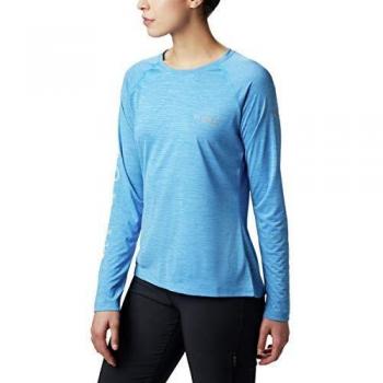 Columbia Trinity Trail II Long Sleeve Playeras, Mujer, Blue Oasis, M