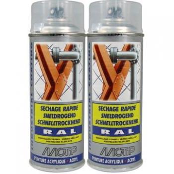 Laca RAL 7012 Mate Quik Drying 400ml Motip