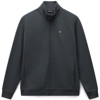 Napapijri Balis Full Zip Hoodie - Dark Grayish Green - XL
