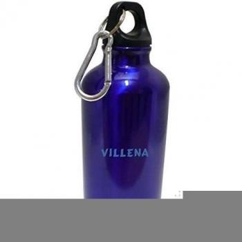 Personalizada Botella cantimplora con mosquetón con Villena