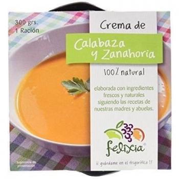 Felixia Crema de Calabaza y Zanahoria con Jengibre - 300 gr