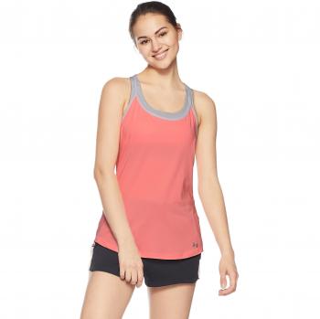Under Armour Women 's Fly-By Racerback Tanque - 1293483, Cape Coral/Reflective