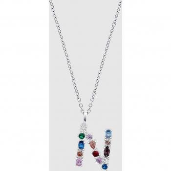 Collar Lotus Silver LP3635-1/N Rainbow