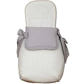 Babyline Sugar - Saco 3 usos, unisex, color gris