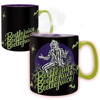 Taza Térmica Reactiva Beetlejuice 460 ml
