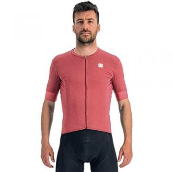 Sportful Maillot Manga Corta Monocrom Rosa 1121008-117 Jersey Hombre T-Shirt POMPELMO L