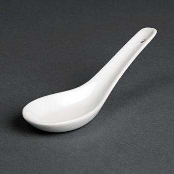 Cuchara de arroz blanca 130 mm - Lote de 24 - Olympia