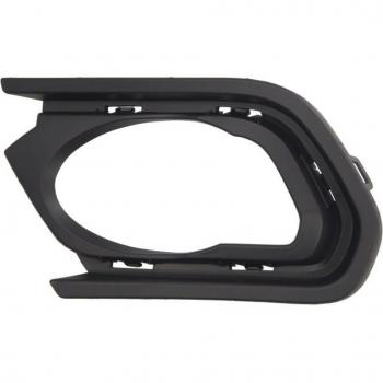 Pieza de parachoques delantera BLIC 6502-07-1304911P, color negro, fabricada en plástico, compatible con modelos específicos de automóviles, incluye soportes para fácil instalación