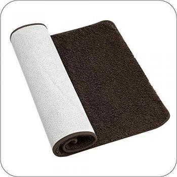 Amazon Brand - Umi Alfombra Salon Baño Cocina Habitación Antideslizante 40x60cm Marrón