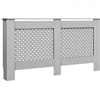 vidaXL Cubierta para Radiador MDF Accesorios Calefacción Salón Aporte Moderno Elegante Protección