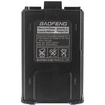 BaoFeng BL-5 7.4V 2800mAh Intensification Battery Pack for BaoFeng DM-5R DMR Digital Radio, UV-5R/ UV-5RTP/ UV-5RA/ UV-5RE/ UV-5R PLUS/ UV-5R+/ BF-F8HP/ BF-F9/ BF-F9 V2+ HP Two-Way Radio Walkie Talkie Transceiver
