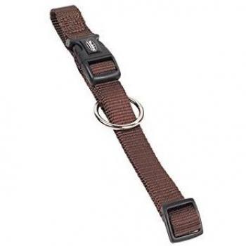 Collar y correa para perro Nobby Pet Classic, disponible en tamaños de 50 a 65 cm, color marrón