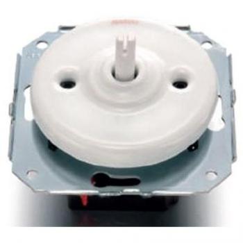 Doble conmutador porcelana blanco sin manecilla Fontini Garby Colonial 31-302-17-1