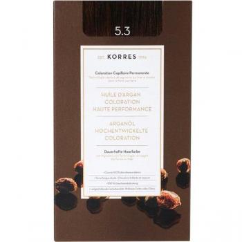 KORRES Argan Oil Permanent Hair Dye - Light Brown Gold 5.3 (50 ml)