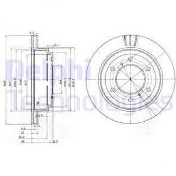 Disco de freno DELPHI BG3813