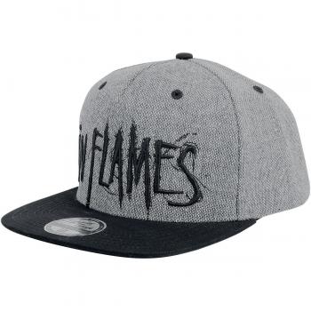 In Flames Logo Unisex Gorra Negro/Gris 85% poliacrilico, 15% Lana