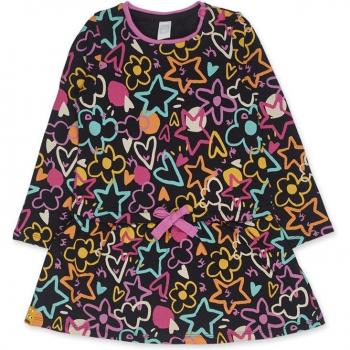 Vestido de bebé niña Tuc Tuc felpa estampado Big Hugs