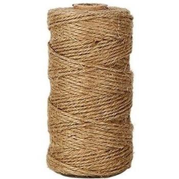 antiácaros, 1 rollo de cordel de yute natural Arts Crafts - Cuerda para Florista, Floral, Flores, Jardín, Plantas, Manualidades