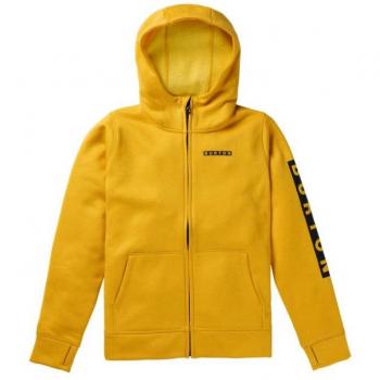 Burton Sudadera con Cremallera Oak Full-Zip Infantil Amarillo - Talla S
