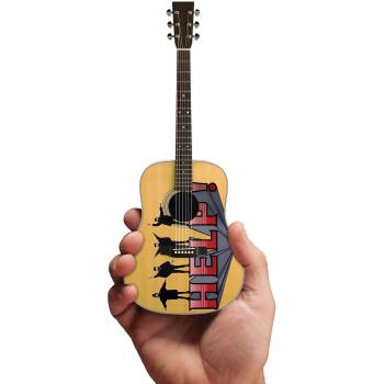 Help! Fab Four Tribute Mini Acoustic Guitar Replica