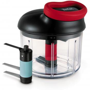 Tefal K0981314 - Picadora manual ingenio, 900 ml, color negro