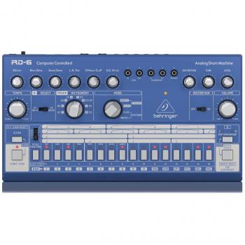 Behringer RD-6 Blue Analog Drum Machine - Rhythm Designer