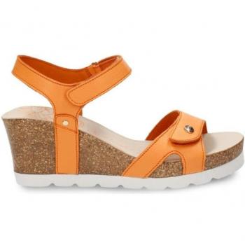 Sandalia mujer JULIA DE PANAMA JACK en piel naranja