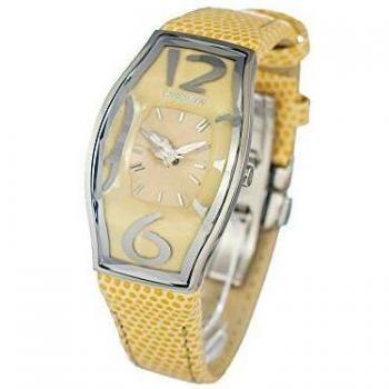 Chronotech Women's Quartz Analog Watch CT7932AL-86 (Ø 29 mm) - Yellow, Stainless Steel Band