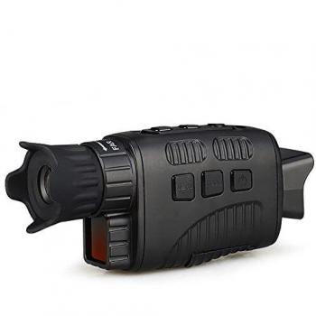 Visión Nocturna Infrarrojo Monocular IR Cámara con 1.5 TFT LCD, Tome El Video De La Foto Y 960p De 300m/984ft En La Oscuridad Total, 4X Digital & 10x Zoom Óptico For Adultos
