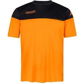 Kappa MARETO SS Camiseta de equipación, Hombre, Naranja/Negro, 3XL