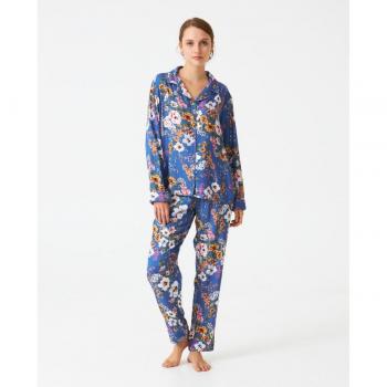 Pijama de mujer largo con estampado