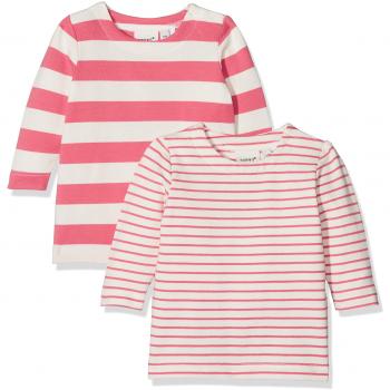 NAME IT Nbfdango 2p Swe O-Neck, Camisa Manga Larga para Niñas, Multicolor