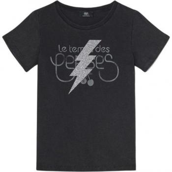 Le Temps des Cerises Tonito Women's Black Printed T-Shirt