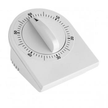 TFA Temporizador de Cocina Analógico en Plástico con Alarma Sonora, Dimensiones 75x57x93mm, Duración Máxima 1 Hora
