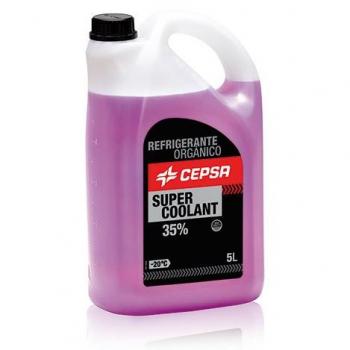 CEPSA SUPER COOLANT 35% (5L) Anticongelante-Refrigerante fabricado a base de etilenglicol