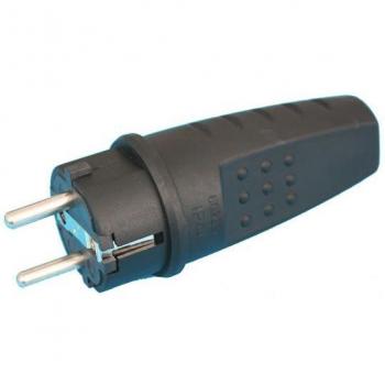 Clavija bipolar impermeable con toma de tierra Ø48 mm