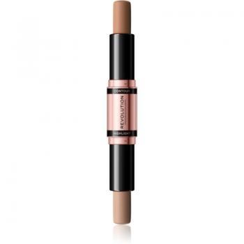 Makeup Revolution Fast Base Dual-Ended Contouring Stick Shade Fair 2x4.3 g