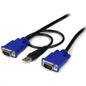10 ft Ultra-Thin USB VGA 2-in-1 KVM Cable
