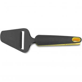 3 Claveles - Paleta para queso antiadherente gris - amarilla 21 cm, para servir queso, menaje hogar